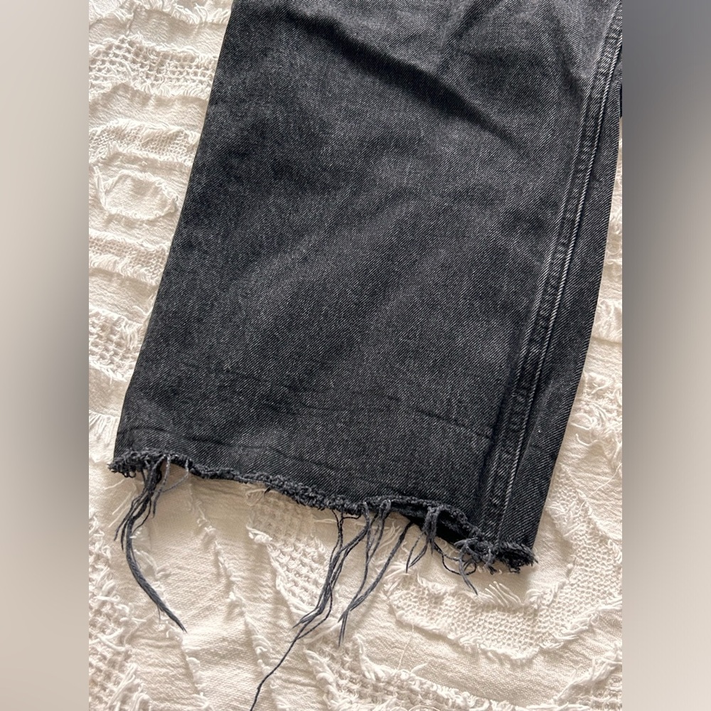 Abercrombie & Fitch The 90s Straight Ultra High Rise Black Jeans - Picture 5 of 5